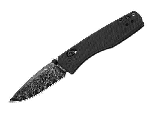 Briceag Aegis Damascus Black G10 Kizer- Lama Otel Damasc, Maner G10