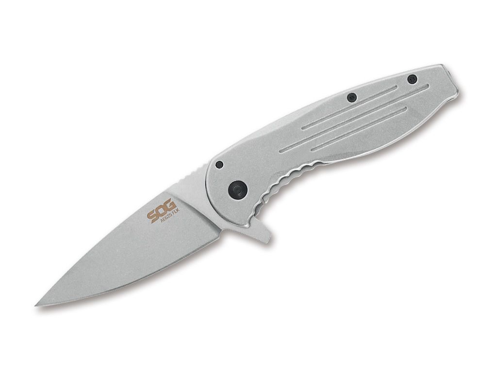 Briceag Aegis FLK SOG- Deschidere Flipper, Blocare Framelock