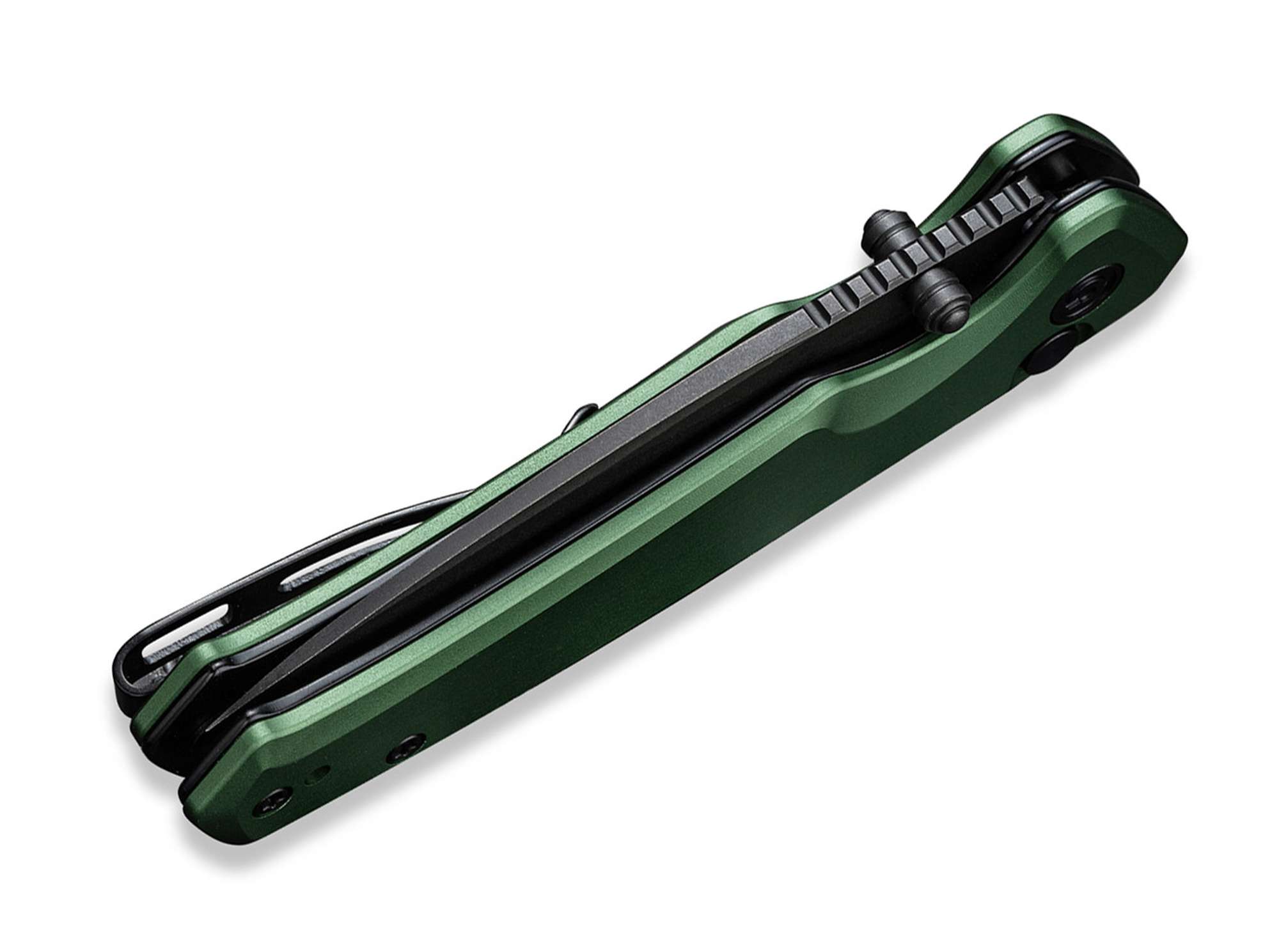 Briceag Altus Aluminum Green CIVIVI- Lama Nitro-V, Maner Aluminiu Verde