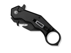 Briceag Amaroq Nitro-V Aluminum All Black CIVIVI- Otel Nitro-V, Spargator de Geam