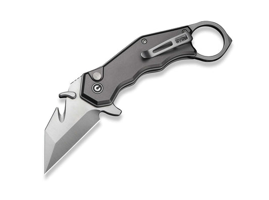 Briceag Amaroq Nitro-V Gray Aluminum CIVIVI- Cu Guthook, Inel Spargator de Geam