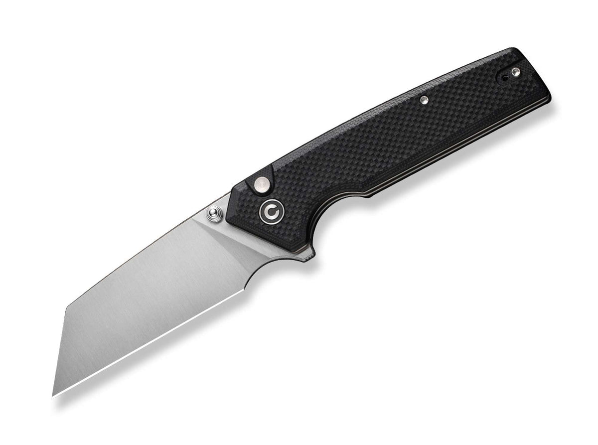 Briceag Amirite G10 Black CIVIVI- Maner G10 Texturat, Sistem Button Lock