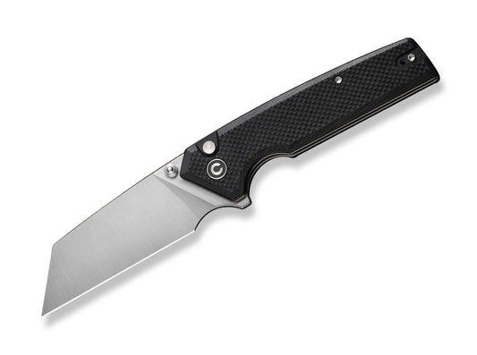 Briceag Amirite G10 Black CIVIVI- Maner G10 Texturat, Sistem Button Lock