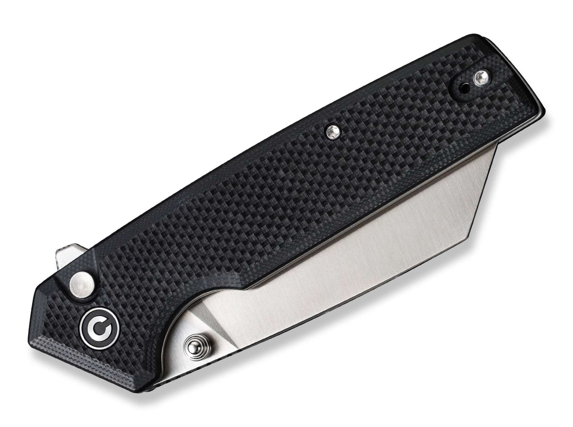 Briceag Amirite G10 Black CIVIVI- Maner G10 Texturat, Sistem Button Lock