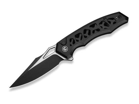 Briceag Anaaki Nitro-V Aluminum All Black CIVIVI- Maner Aluminiu, Lama Nitro-V