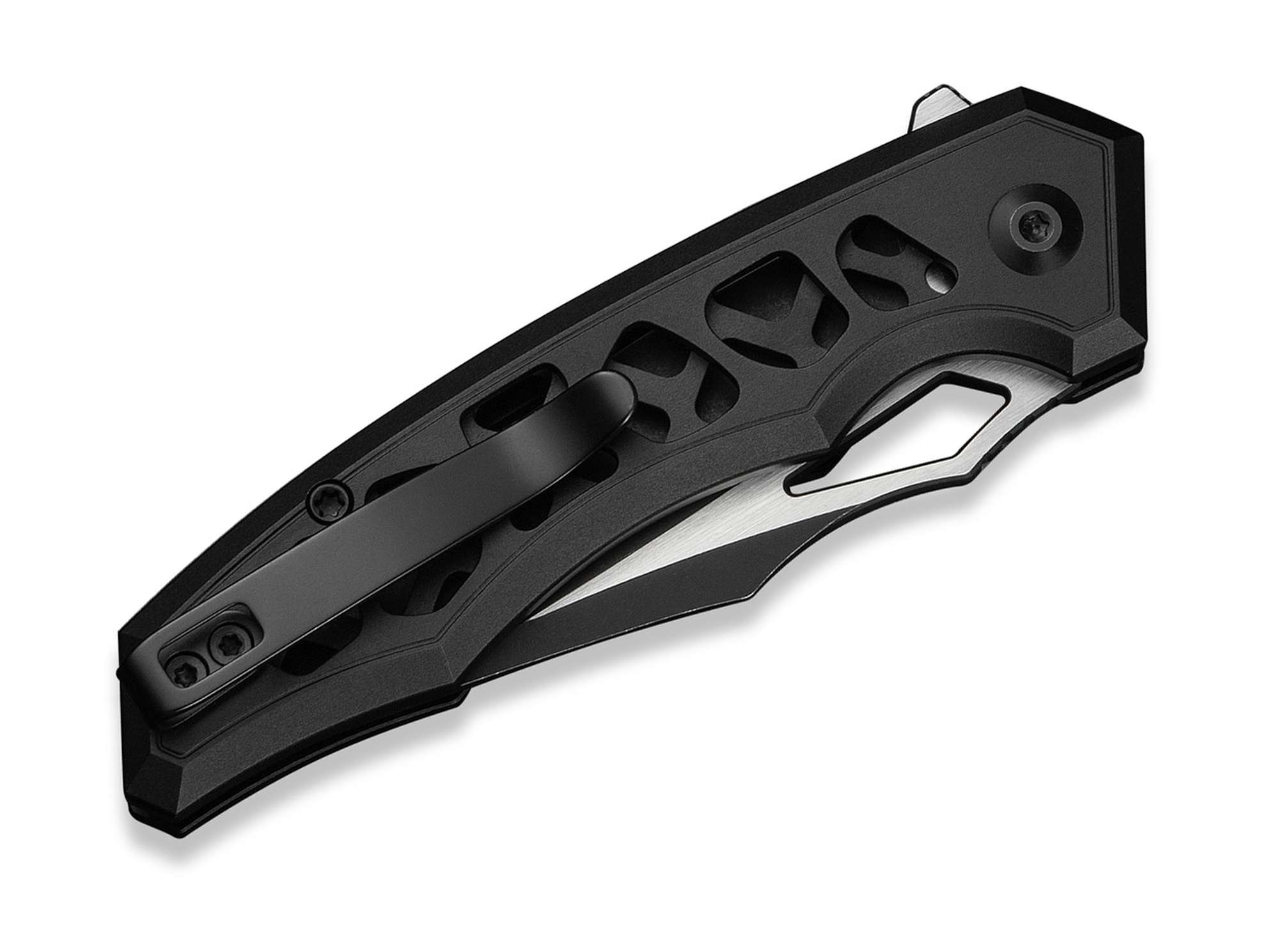 Briceag Anaaki Nitro-V Aluminum All Black CIVIVI- Maner Aluminiu, Lama Nitro-V
