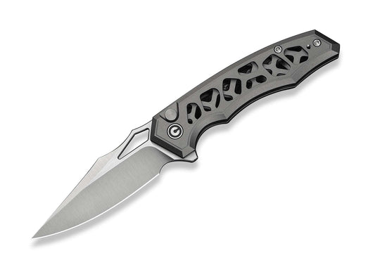 Briceag Anaaki Nitro-V Gray Aluminum CIVIVI- Maner Aluminiu Gri, Lama Nitro-V