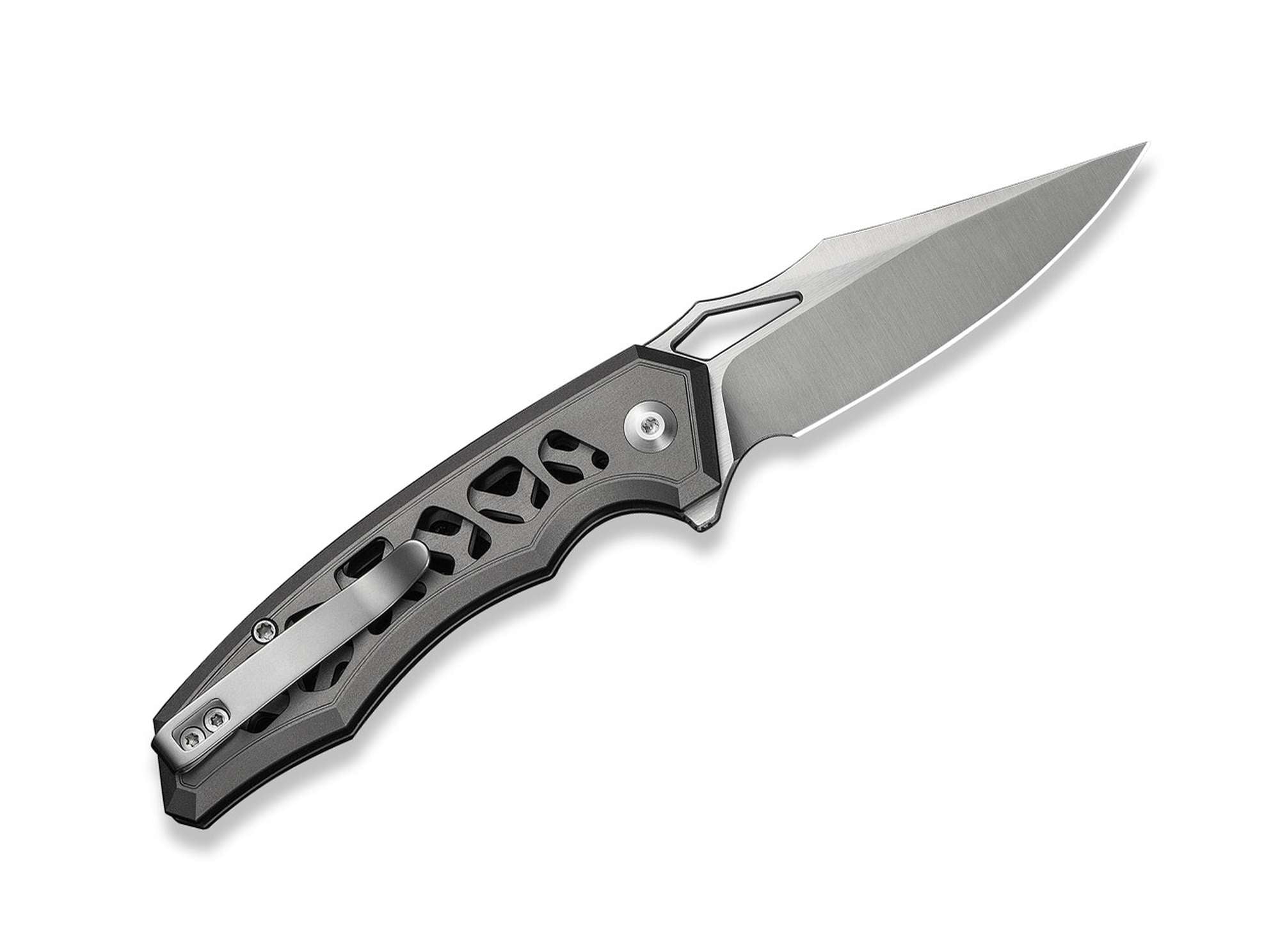 Briceag Anaaki Nitro-V Gray Aluminum CIVIVI- Maner Aluminiu Gri, Lama Nitro-V