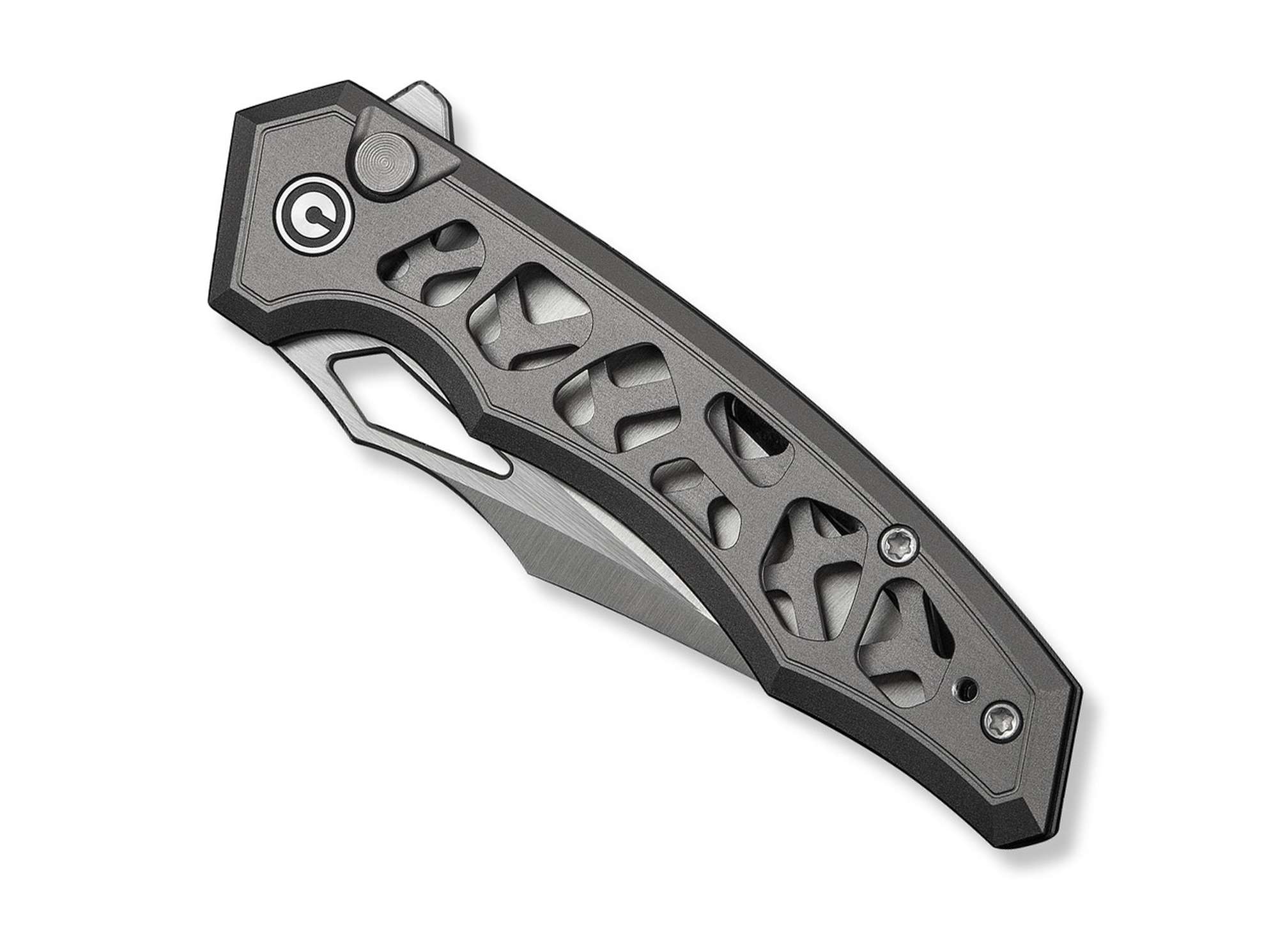 Briceag Anaaki Nitro-V Gray Aluminum CIVIVI- Maner Aluminiu Gri, Lama Nitro-V
