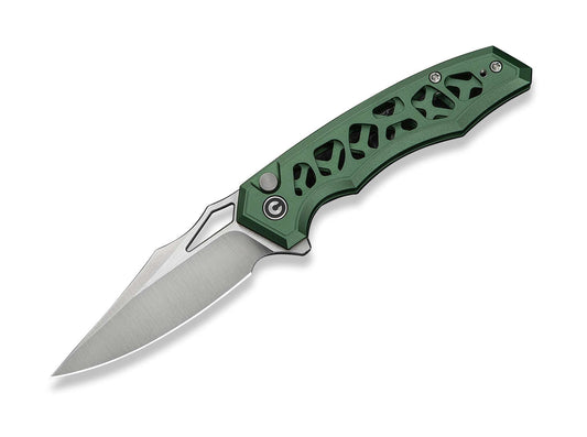Briceag Anaaki Nitro-V Green Aluminum CIVIVI- Lama Nitro-V, Maner Aluminiu Verde