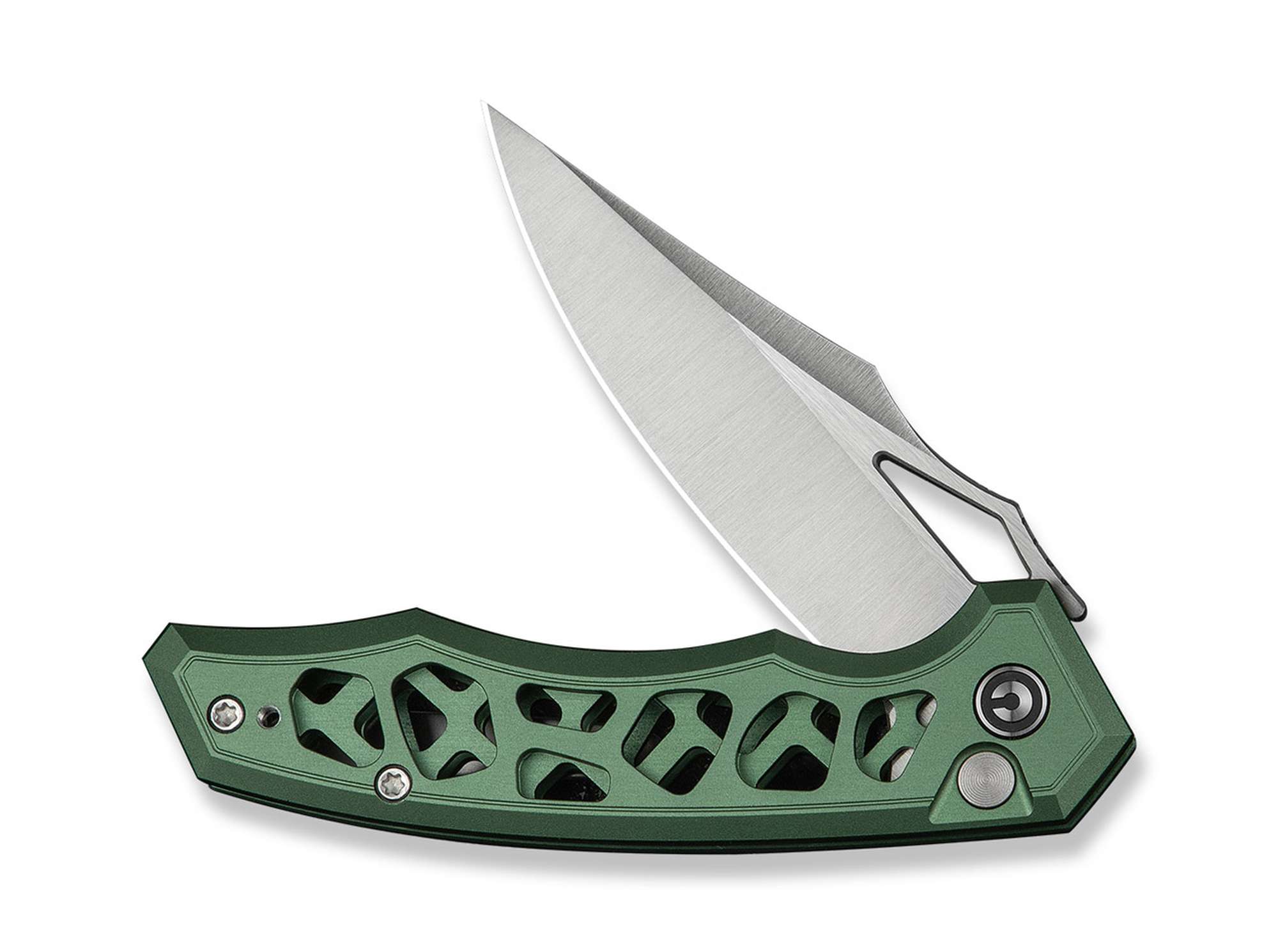 Briceag Anaaki Nitro-V Green Aluminum CIVIVI- Lama Nitro-V, Maner Aluminiu Verde
