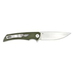 Briceag APERTURE Oliv Eikonic - Oțel D2, Mâner Micarta