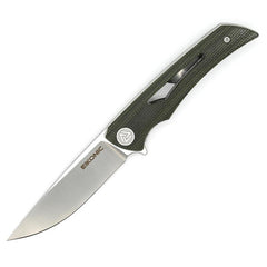 Briceag APERTURE Oliv Eikonic - Oțel D2, Mâner Micarta