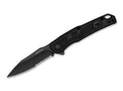 Briceag Appa Black Serrated Kershaw- Deschidere Asistata, Usor si Echilibrat
