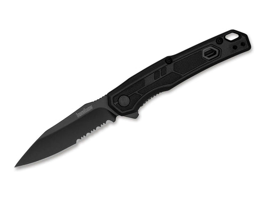 Briceag Appa Black Serrated Kershaw- Deschidere Asistata, Usor si Echilibrat
