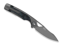 Briceag Ara S45VN Grey Ti Camo CF Brittany Blue Kizer- Lama S45VN, Maner Ti/CF