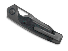 Briceag Ara S45VN Grey Ti Camo CF Brittany Blue Kizer- Lama S45VN, Maner Ti/CF