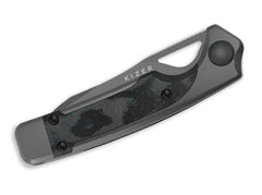 Briceag Ara S45VN Grey Ti Camo CF Brittany Blue Kizer- Lama S45VN, Maner Ti/CF