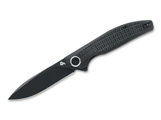Briceag Artia G10 All Black BlackFox- Lama D2 Precisa, Maner G10 Ergonomic