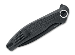Briceag Artia G10 All Black BlackFox- Lama D2 Precisa, Maner G10 Ergonomic