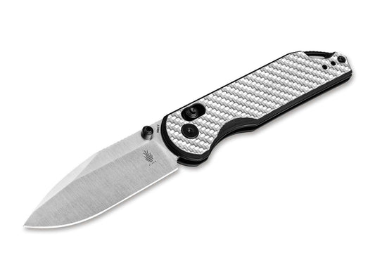 Briceag Assassin Nitro-V G10 CF Silver & Black Kizer- Lama Nitro-V, Maner G10 CF
