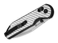 Briceag Assassin Nitro-V G10 CF Silver & Black Kizer- Lama Nitro-V, Maner G10 CF
