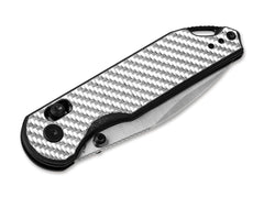 Briceag Assassin Nitro-V G10 CF Silver & Black Kizer- Lama Nitro-V, Maner G10 CF