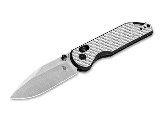 Briceag Assassin Nitro-V G10 CF Silver & Black Kizer- Lama Nitro-V, Maner G10 CF