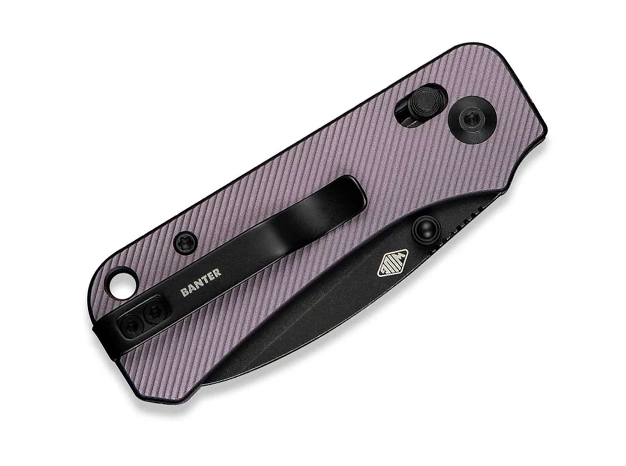 Briceag Baby Banter 2 CIVIVI- Lama Nitro-V, Maner Aluminiu Mov