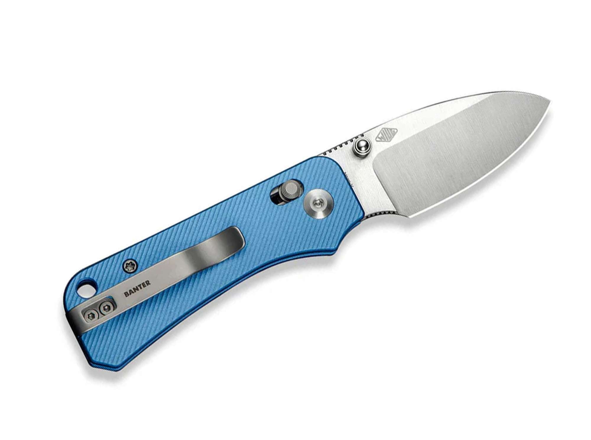 Briceag Baby Banter 2 Nitro-V Aluminum Blue CIVIVI- Crossbar Lock, EDC