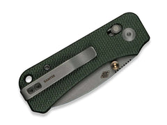 Briceag Baby Banter 2 Nitro-V Micarta Green CIVIVI- Lama Nitro-V, Maner Micarta Verde