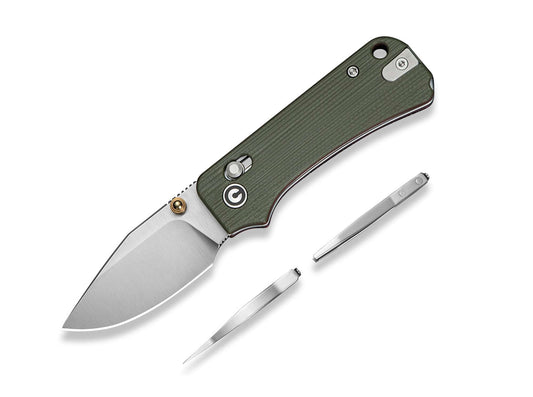 Briceag Baby Banter 2- TG Green & Red G10 CIVIVI- EDC, Fiabil