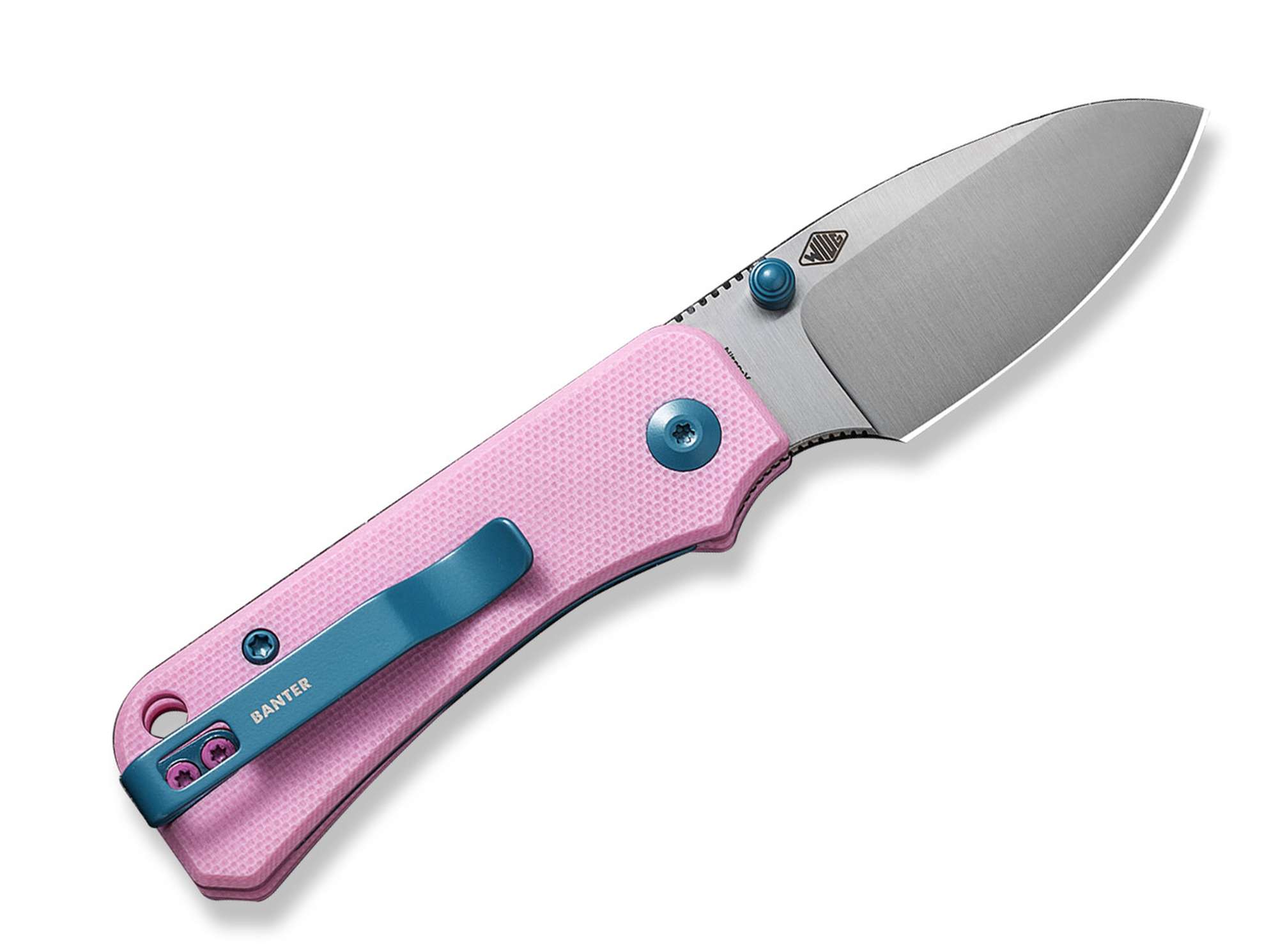 Briceag Baby Banter G10 Pink CIVIVI- Mâner G10 Roz, Lamă Nitro-V