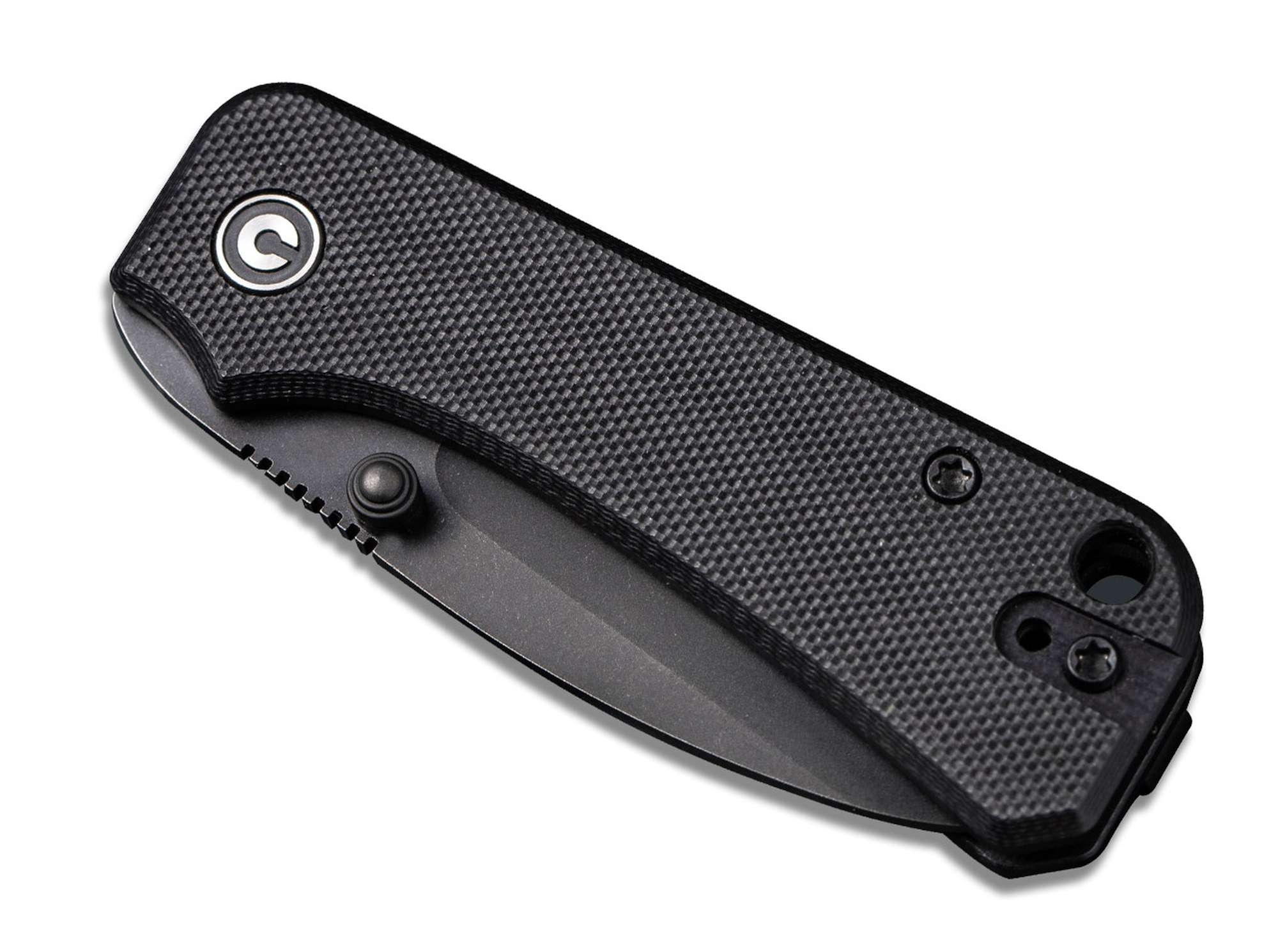 Briceag Baby Banter Nitro-V G10 All Black CIVIVI- Lama Nitro-V, Maner G10