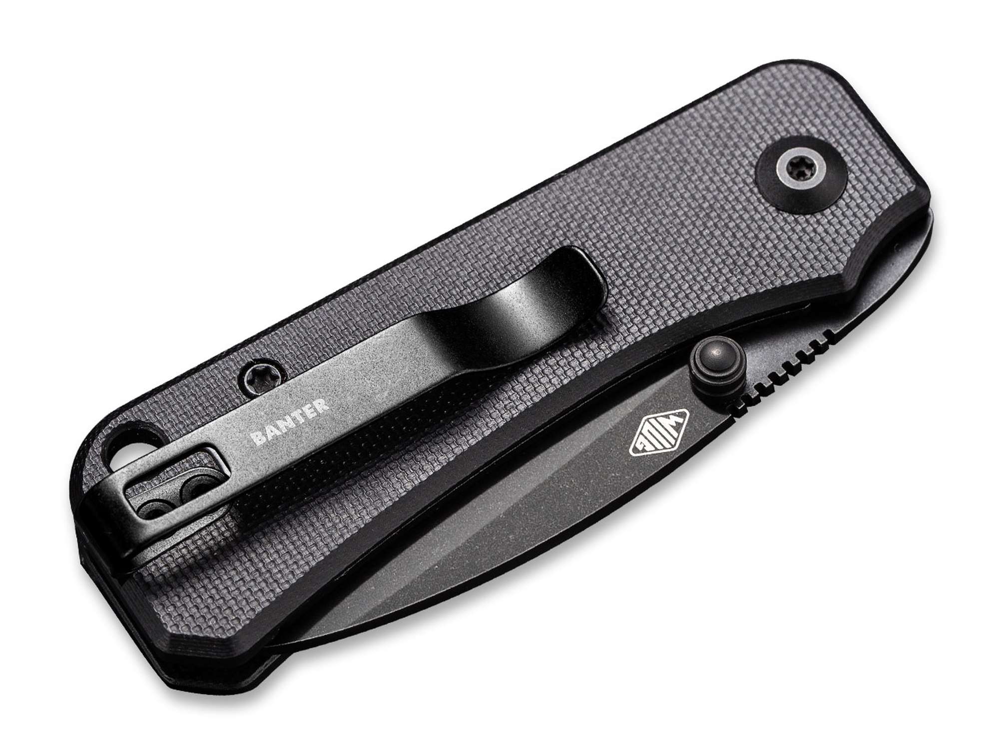 Briceag Baby Banter Nitro-V G10 All Black CIVIVI- Lama Nitro-V, Maner G10