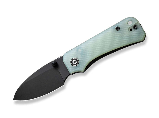 Briceag Baby Banter Nitro-V Natural G10 Black Blade CIVIVI- Lama Black Nitro-V, Maner G10