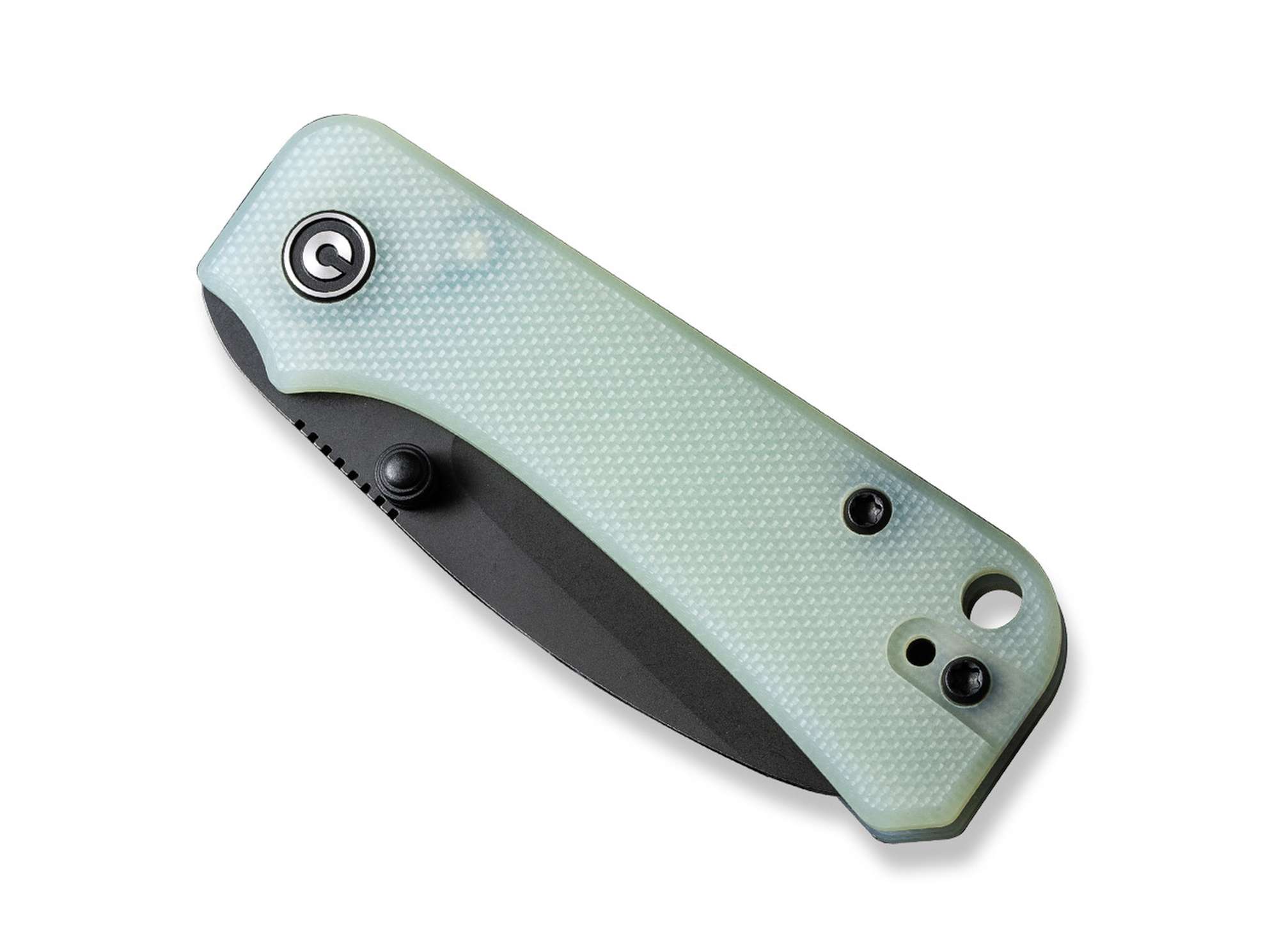 Briceag Baby Banter Nitro-V Natural G10 Black Blade CIVIVI- Lama Black Nitro-V, Maner G10