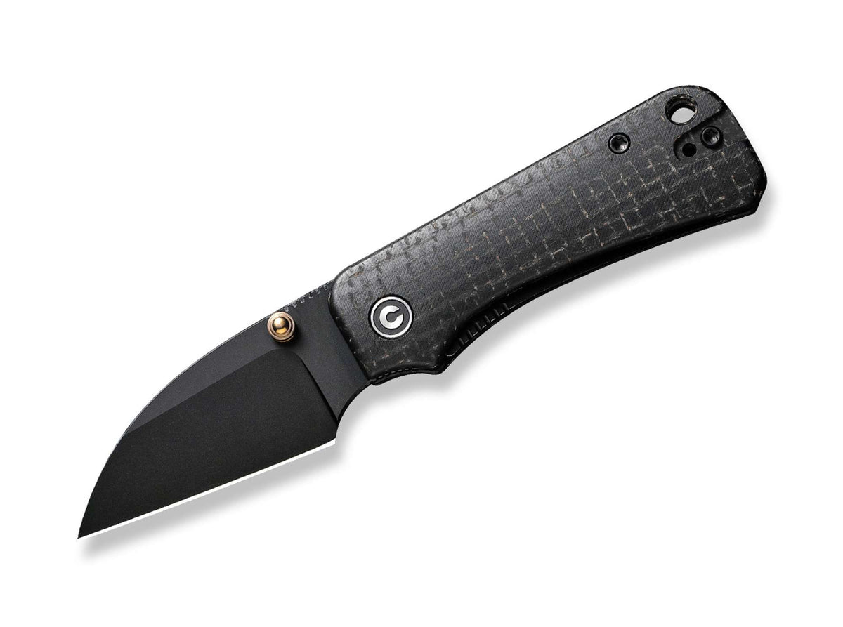 Briceag Baby Banter Wharncliffe Micarta All Black CIVIVI- Lama Wharncliffe, Maner Micarta Negru