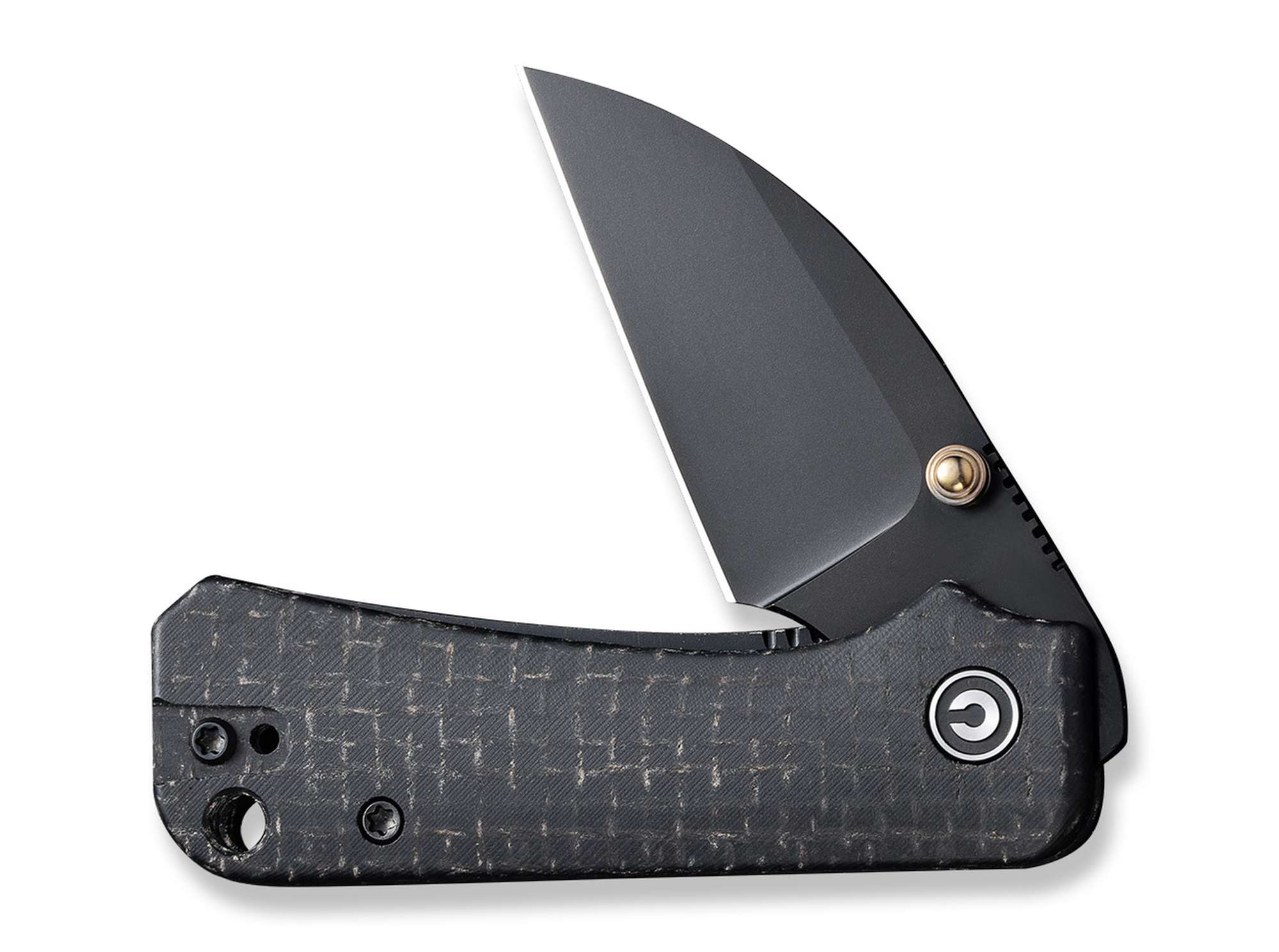 Briceag Baby Banter Wharncliffe Micarta All Black CIVIVI- Lama Wharncliffe, Maner Micarta Negru