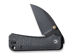 Briceag Baby Banter Wharncliffe Micarta All Black CIVIVI- Lama Wharncliffe, Maner Micarta Negru