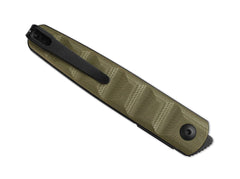 Briceag Bamboo Nitro-V Black PVD OD Green G10 Kizer- Design Slim, Utilizare EDC