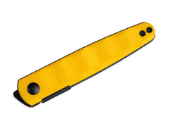 Briceag Bamboo Nitro-V Black PVD Yellow G10 Kizer- Subtire, Robust