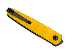Briceag Bamboo Nitro-V Black PVD Yellow G10 Kizer- Subtire, Robust