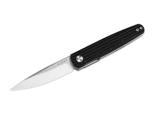 Briceag Bamboo Nitro-V Micarta Black Kizer- Lama Nitro-V, Maner Micarta Negru