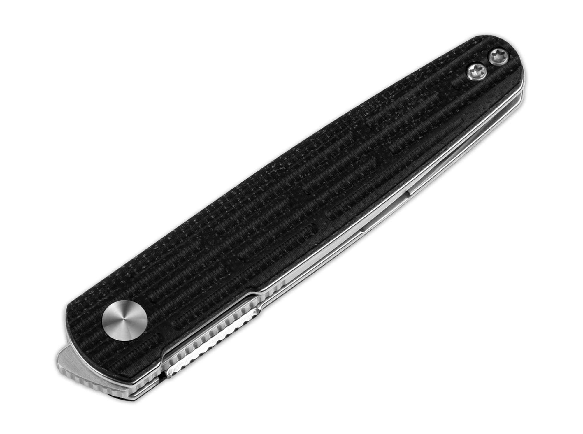 Briceag Bamboo Nitro-V Micarta Black Kizer- Lama Nitro-V, Maner Micarta Negru