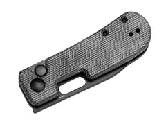 Briceag Banish Micarta All Black Kizer- Lama Sheepfoot, Mecanism Button Lock