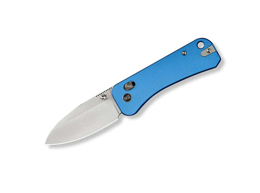 Briceag Banter 2 S35VN Aluminum Blue WE Knife- Utilizare EDC, Sistem blocare Crossbar