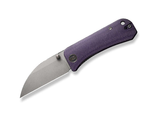 Briceag Banter Wharncliffe Canvas Micarta Purple WE Knife- EDC, Fiabil
