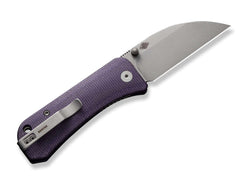 Briceag Banter Wharncliffe Canvas Micarta Purple WE Knife- EDC, Fiabil