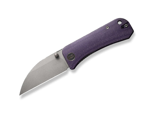 Briceag Banter Wharncliffe Canvas Micarta Purple WE Knife- EDC, Fiabil